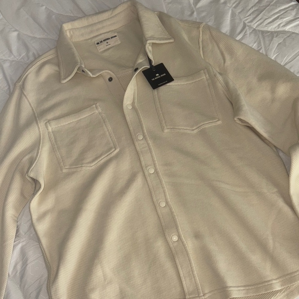 Madewell Off-White Button-Up Shirt